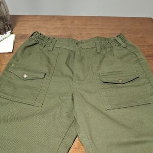 Olive Green Men's Genuine Rare SCOUT Cargo Pants